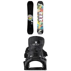GNU C-Money C3 Snowboard ​+ Bent Metal Lightning Supermatic Snowboard Bindings 2026