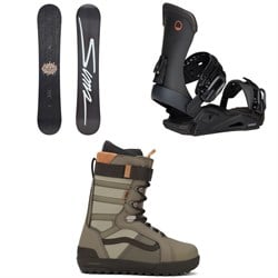 Sims Bowl Squad LTD Snowboard ​+ Season Meld Snowboard Bindings ​+ Vans Hi-Standard Pro Snowboard Boots 2026