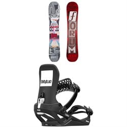 Forum Recon Snowboard ​+ thirtytwo T32M FASE Snowboard Bindings 2026