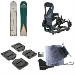 Jones Hovercraft 2.0 Splitboard ​+ Spark R&D Arc ST Splitboard Bindings ​+ R&D Canted Pucks ​+ Nomad Pro Quick Tension Trim-To-Fit Splitboard Skins 2026