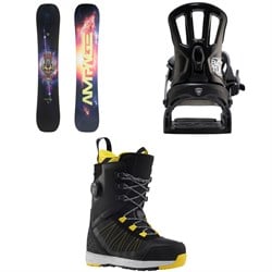 Rossignol Ampage Vol.2 Snowboard ​+ Battle Snowboard Bindings ​+ RS Hybrid Snowboard Boots 2026
