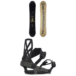 Sims Joker Snowboard ​+ Ride A-4 Snowboard Bindings 2025