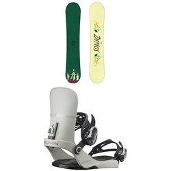 Dinosaurs Will Die BilBored Snowboard ​+ Salomon EDB Snowboard Bindings 2025