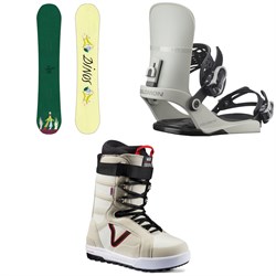 Dinosaurs Will Die BilBored Snowboard ​+ Salomon EDB Snowboard Bindings ​+ Vans Hi-Standard Pro Snowboard Boots 2025