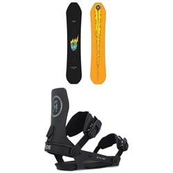 Dinosaurs Will Die NeverNot Snowboard ​+ Ride A-6 Snowboard Bindings 2025