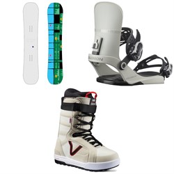 Dinosaurs Will Die Perry Snowboard ​+ Salomon EDB Snowboard Bindings ​+ Vans Hi-Standard Pro Snowboard Boots 2025