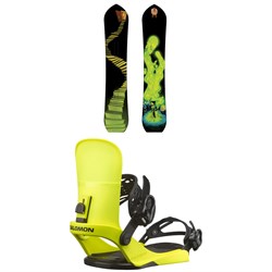 Dinosaurs Will Die Wizard Stick Snowboard ​+ Salomon EDB Snowboard Bindings 2025