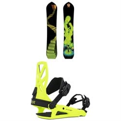 Dinosaurs Will Die Wizard Stick Snowboard ​+ Ride C-4 Snowboard Bindings 2025