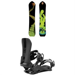 Dinosaurs Will Die Wizard Stick Snowboard ​+ Nitro One Snowboard Bindings 2025