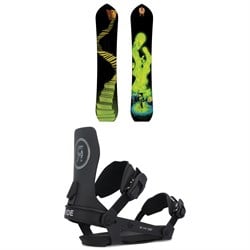 Dinosaurs Will Die Wizard Stick Snowboard ​+ Ride A-6 Snowboard Bindings 2025