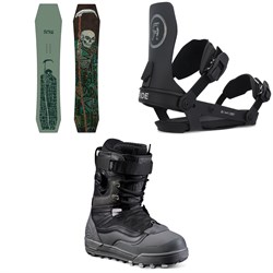 Dinosaurs Will Die Pow Reaper Snowboard ​+ Ride A-6 Snowboard Bindings ​+ Vans Infuse Snowboard Boots 2025