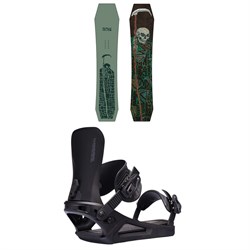 Dinosaurs Will Die Pow Reaper Snowboard ​+ K2 Program Snowboard Bindings 2025