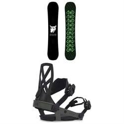 Dinosaurs Will Die Rat Snowboard ​+ Ride A-4 Snowboard Bindings 2025