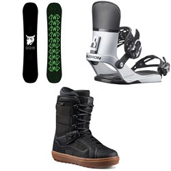 Dinosaurs Will Die Rat Snowboard ​+ Salomon EDB Snowboard Bindings ​+ Vans Hi Standard OG Snowboard Boots 2025