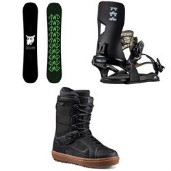 Dinosaurs Will Die Rat Snowboard ​+ Rome Crux Snowboard Bindings ​+ Vans Hi Standard OG Snowboard Boots