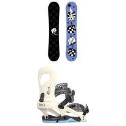 Dinosaurs Will Die Brat Snowboard ​+ Rome Brass Snowboard Bindings - Women's