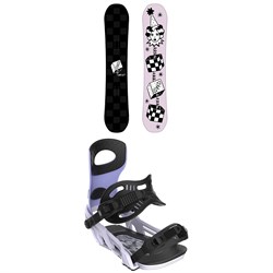 Dinosaurs Will Die Brat Snowboard ​+ Bent Metal Metta Snowboard Bindings - Women's 2025