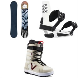 Dinosaurs Will Die Darrah Snowboard ​+ Ride A-6 Snowboard Bindings ​+ Vans Hi-Standard Pro Snowboard Boots 2025