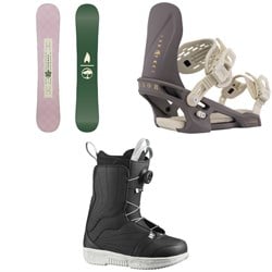 Arbor Cadence Snowboard ​+ Acacia Snowboard Bindings ​+ Salomon Pearl Boa X Snowboard Boots - Women's 2026