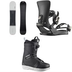 Season Primer Snowboard ​+ Salomon EDB X Snowboard Bindings ​+ Faction Boa X Snowboard Boots 2026