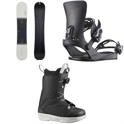 Season Primer Snowboard ​+ Salomon EDB X Snowboard Bindings ​+ Pearl Boa X Snowboard Boots - Women's 2026