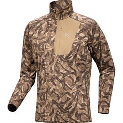 Arc'teryx Rho LT Zip Neck Print Top - Men's