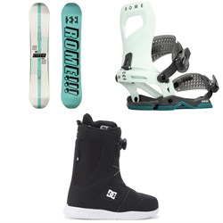 Rome Hype Snowboard ​+ Guild Snowboard Bindings ​+ DC Phase Boa Snowboard Boots - Women's