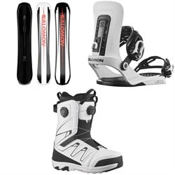 Salomon Assassin Pro Snowboard ​+ EDB Prime Snowboard Bindings ​+ Launch Boa SJ Boa Snowboard Boots 2026