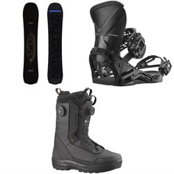 Salomon Fastlane Snowboard ​+ Quantum Carbon Snowboard Bindings ​+ Malamute Dual Boa Snowboard Boots 2026