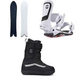 Fjell Snowboards MT 1542 Snowboard ​+ Union Ultra Snowboard Bindings ​+ Vans Infuse Snowsurf Snowboard Boots 2026