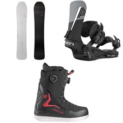 Fjell Snowboards MT 1365 Snowboard ​+ Union Atlas Snowboard Bindings ​+ Deeluxe ID Snowboard Boots 2026