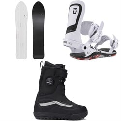 Fjell Snowboards MT Hokkaido Snowboard ​+ Union Ultra Snowboard Bindings ​+ Vans Infuse Snowsurf Snowboard Boots 2026