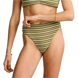 Rhythm Vista Stripe Band High Waist Swim Bottoms - Women's