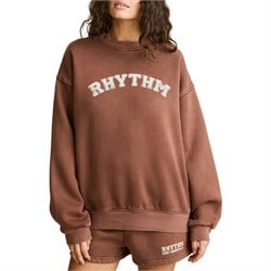 Rhythm Collegiate Oversized Crew Neck Fleece - Women's