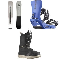 Salomon Sight Snowboard ​+ Rhythm Snowboard Bindings ​+ Faction Boa Snowboard Boots 2026