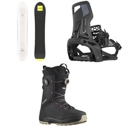 Salomon HPS - Sickstick Snowboard ​+ Nidecker Supermatic Snowboard Bindings ​+ Salomon Echo Dual Boa Snowboard Boots 2025