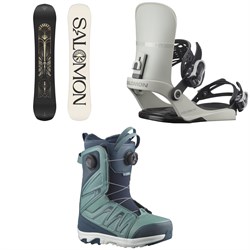 Salomon Wonder Snowboard ​+ EDB Snowboard Bindings ​+ Ivy BOA SJ Snowboard Boots - Women's 2025