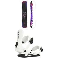 Salomon No Drama Snowboard ​+ Ride CL-6 Snowboard Bindings - Women's 2025