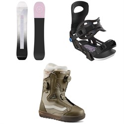 Salomon Bliss Snowboard ​+ Bent Metal Metta Snowboard Bindings ​+ Vans Encore Pro Snowboard Boots - Women's 2025