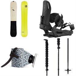 Arbor Landmark Splitboard ​+ Union Charger Splitboard Bindings ​+ evo x Pomoca Pro Glide Splitboard Skins ​+ Folkrm Kulshan Collapsible Poles 2026