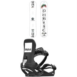 Public Snowboards Disorder Snowboard ​+ thirtytwo T32M FASE Snowboard Bindings 2026