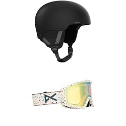 Anon Rime 3 Helmet ​+ Tracker 2.0 MFI Goggles - Kids'
