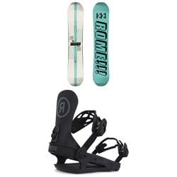Rome Hype Snowboard ​+ Ride CL-4 Snowboard Bindings - Women's