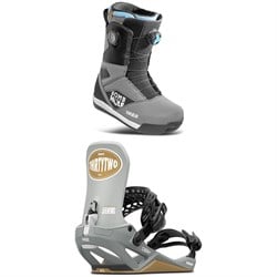 thirtytwo STW Double Boa x Bomb Hole Snowboard Boots ​+ thirtytwo T32M FASE Snowboard Bindings 2026