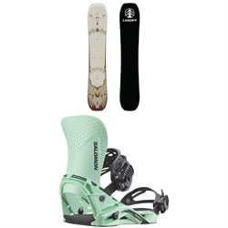 Cardiff Crane Enduro Snowboard ​+ Salomon Hologram Snowboard Bindings 2026
