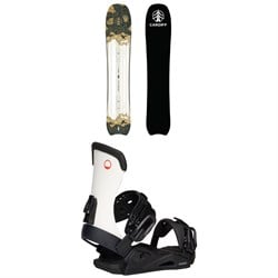 Cardiff Powgoda Enduro Snowboard ​+ Season Meld Snowboard Bindings 2026