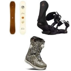 Arbor Swoon Snowboard ​+ Sequoia Snowboard Bindings ​+ thirtytwo Lashed Double Boa Snowboard Boots - Women's 2026