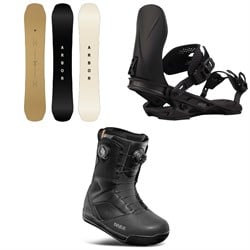 Arbor Element Decon Snowboard ​+ Hemlock Snowboard Bindings ​+ thirtytwo STW Double Boa Snowboard Boots 2026