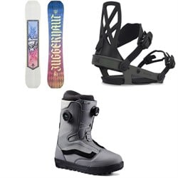 Rossignol Juggernaut Snowboard ​+ Ride A-4 Snowboard Bindings ​+ Vans Aura Pro Snowboard Boots 2025