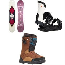 Rossignol Meraki Snowboard ​+ Season Meld Snowboard Bindings ​+ K2 Kinsley Snowboard Boots - Women's